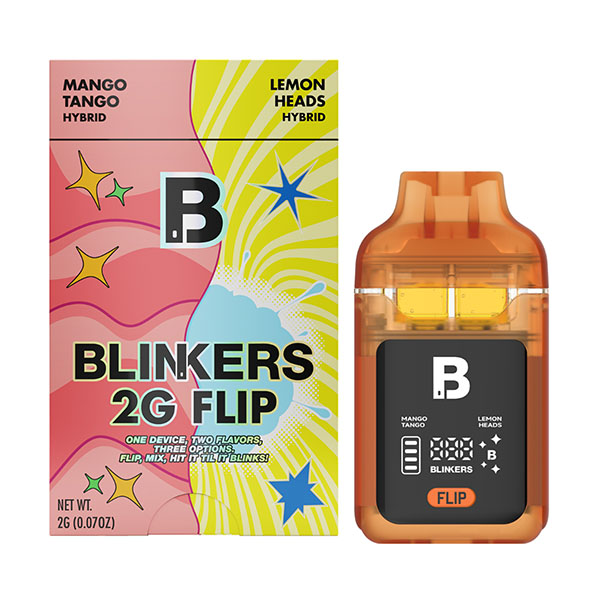 blinkers flip thca disposable 2g