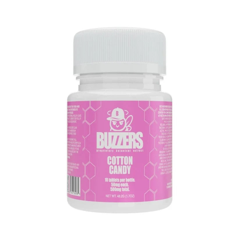 cotton candy buzzers cats claw extract bottle