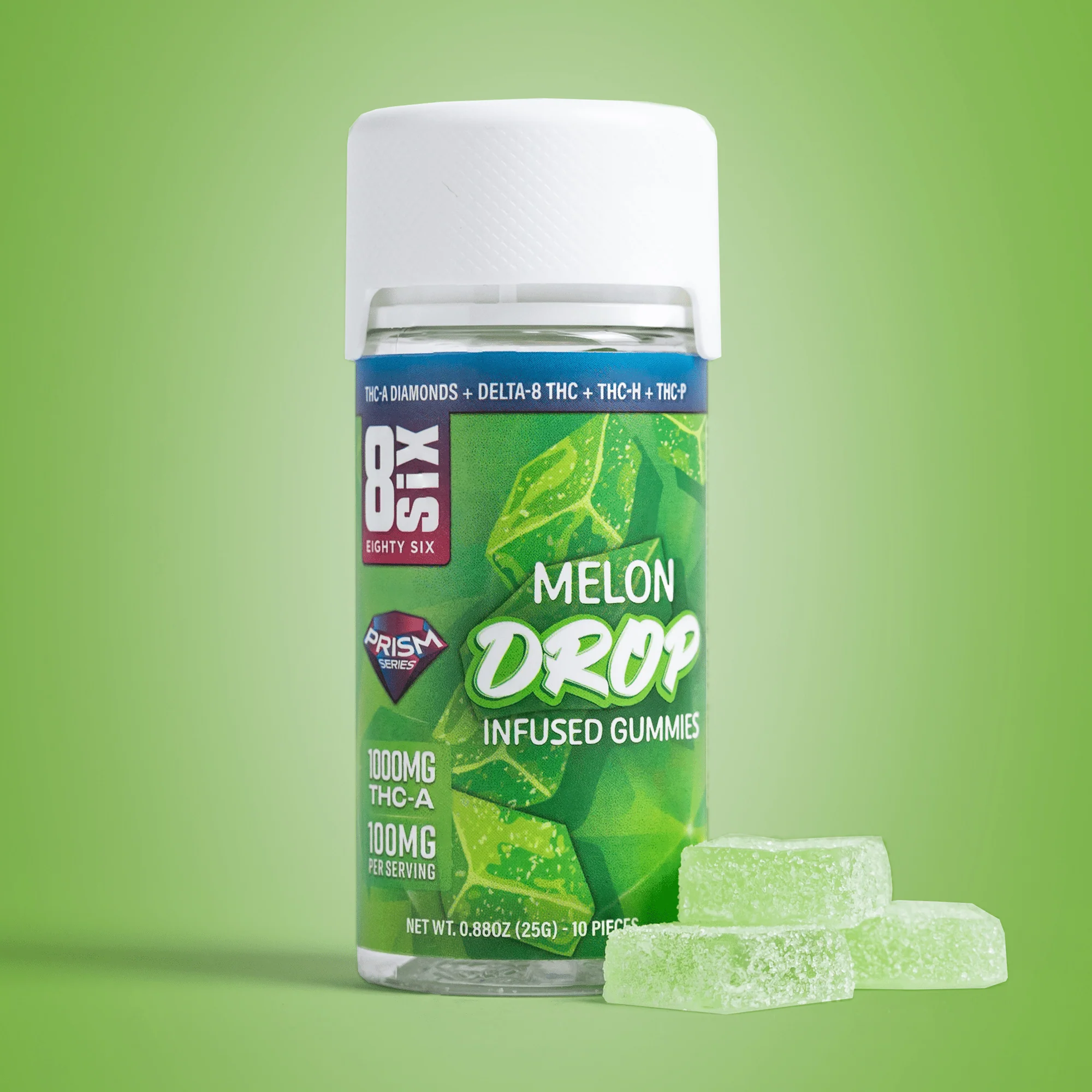 melon drop 1000mg thca gummies