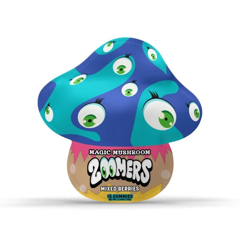 mixed berries zommers magic mushroom gummies