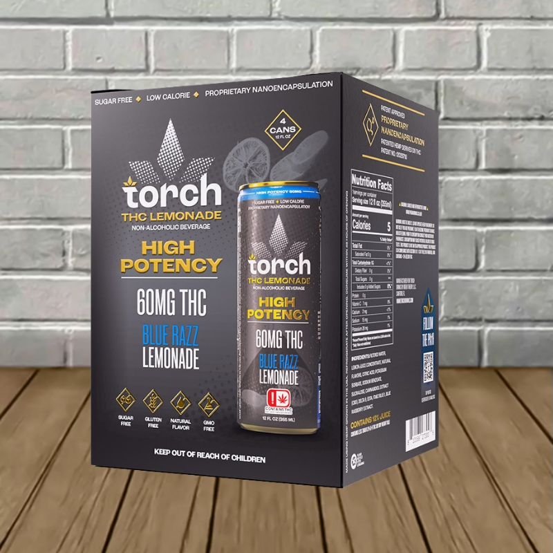 torch high potency 60mg thc seltzer