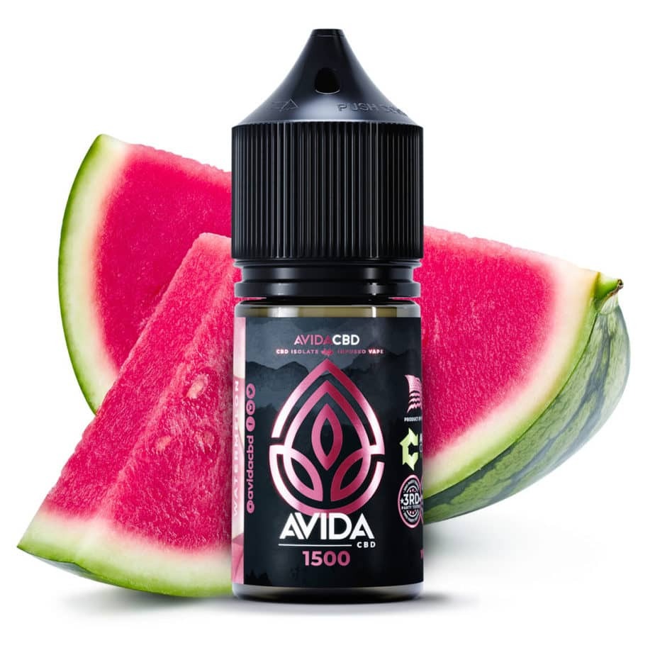 AVIDA Watermelon CBD Vape Juice 500mg